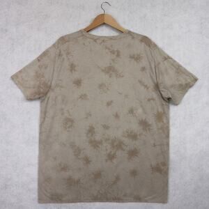 Lululemon Fundamental T Shirt Mens XL Tan Shibori Short Sleeve Tie Dye